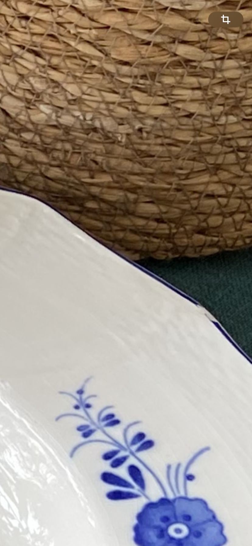 Fuente redonda "Villeroy & Boch".