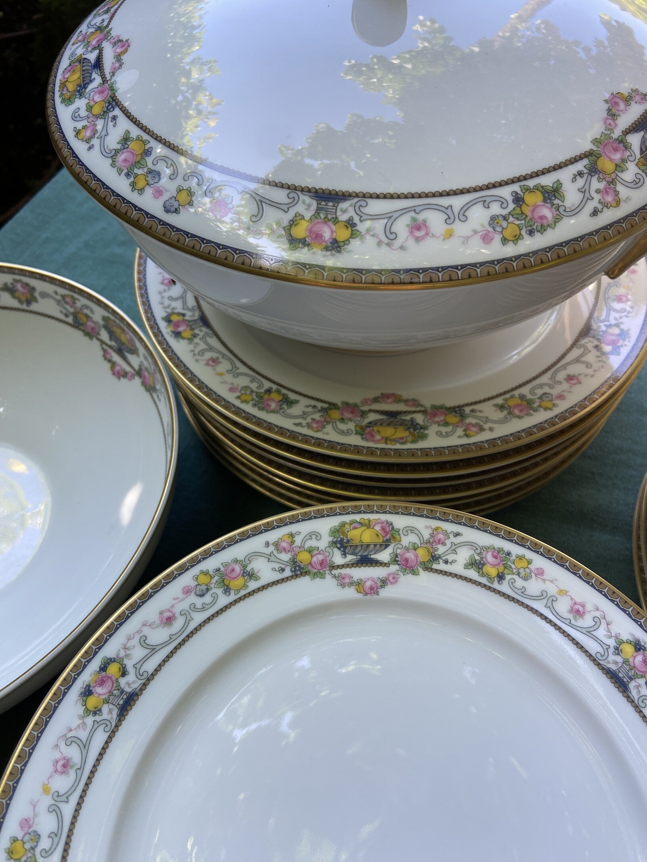 Vajilla en porcelana alemana "Rosenthal".
