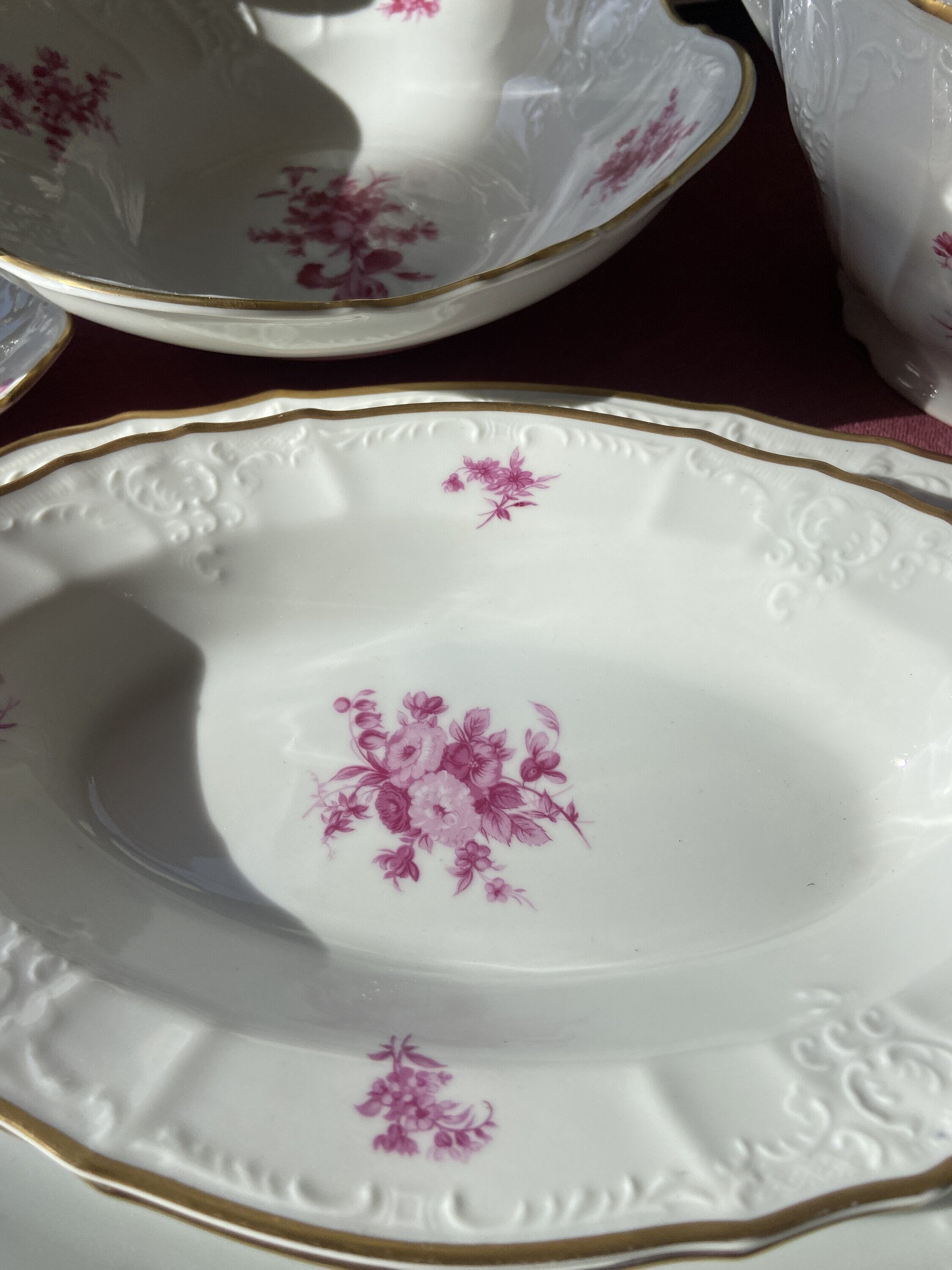 Vajilla en porcelana Checoslovaca "Bernadotte"