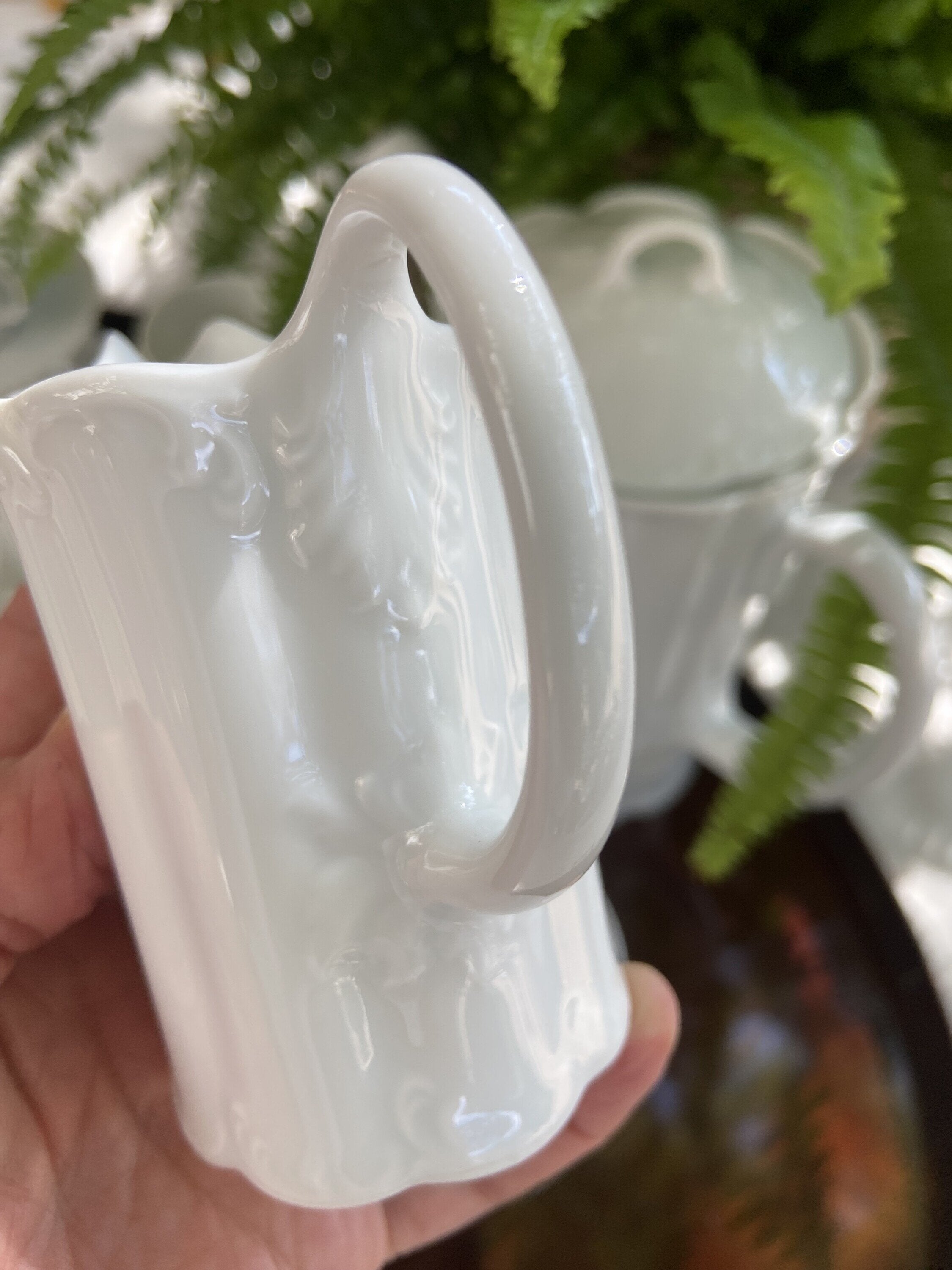 Juego de café en porcelana alemana "Rossenthal"