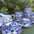 Juego de café porcelana inglesa "Aynsley".