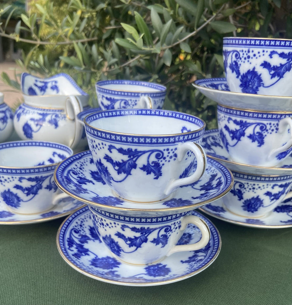 Juego de café porcelana inglesa "Aynsley".