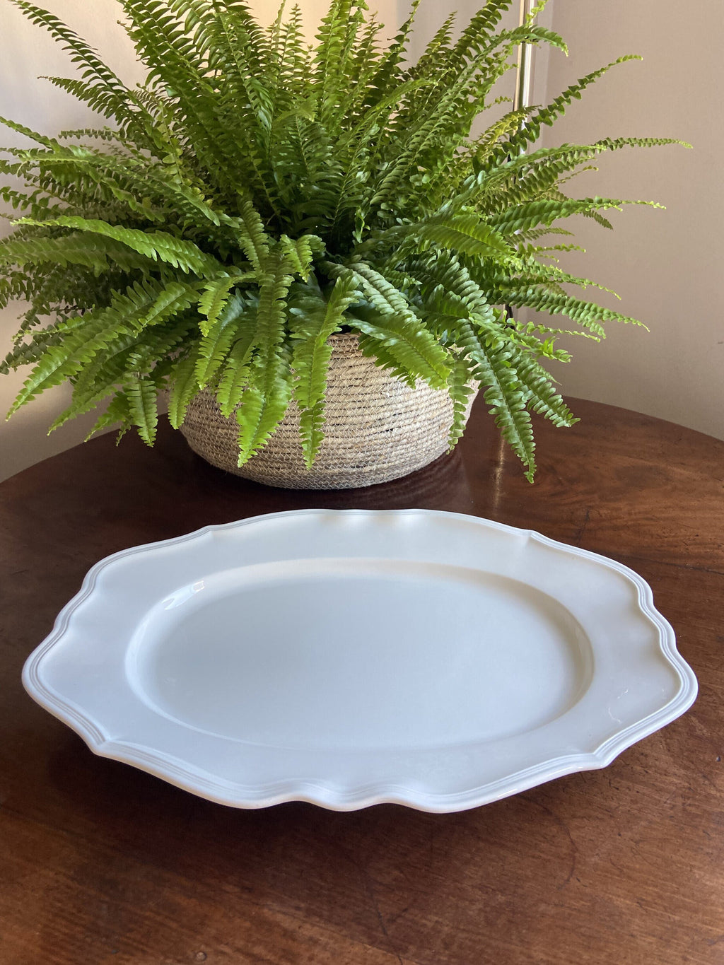 Fuente ovalada "Villeroy & Boch".