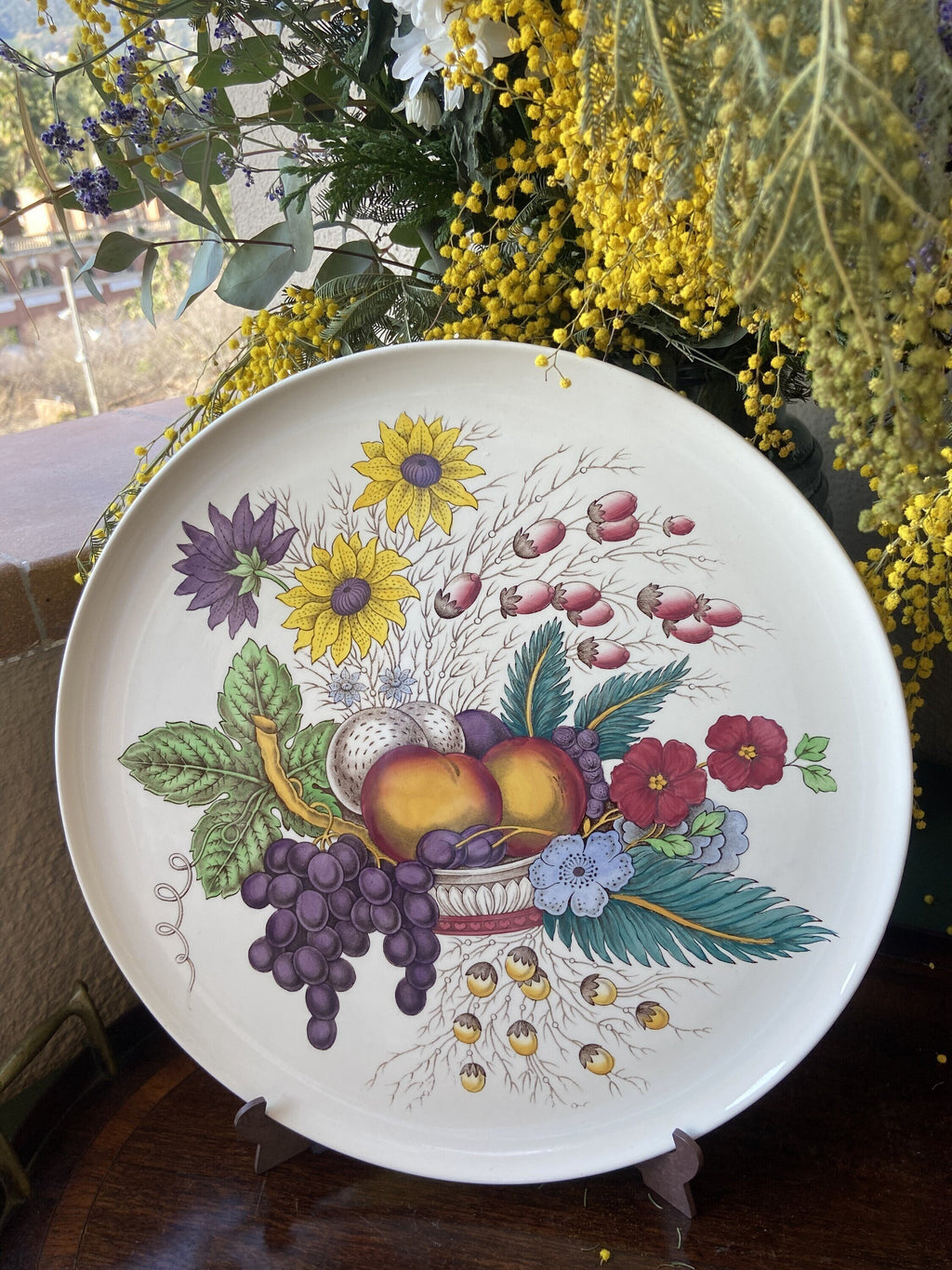 Fuente en  loza inglesa "Spode".