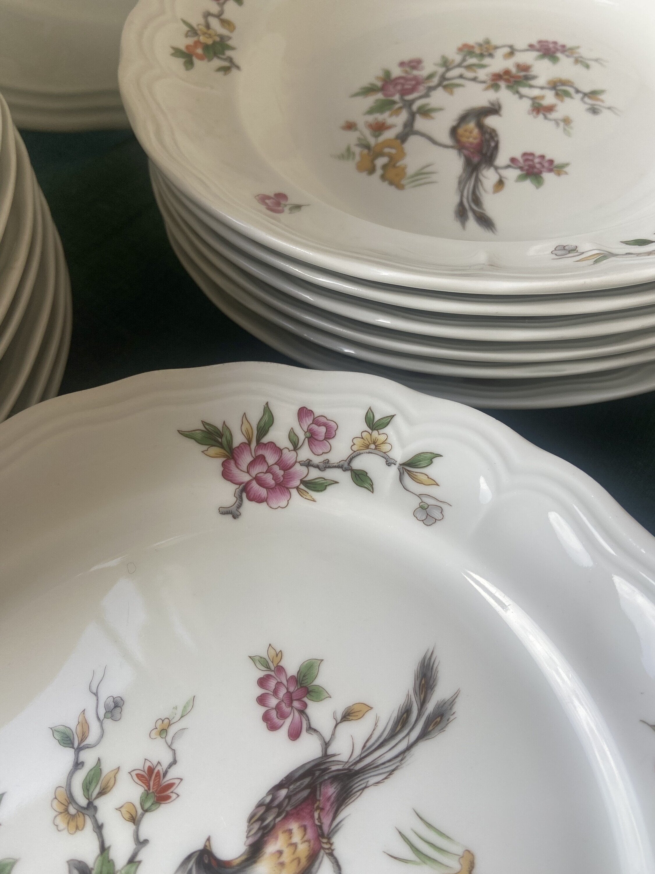 Vajilla en porcelana "Bidasoa" para 6 comensales.