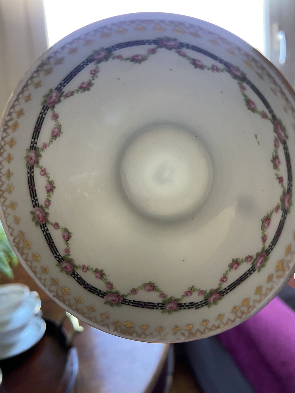 6 tazas de café en fina porcelana alemana "Silesia".