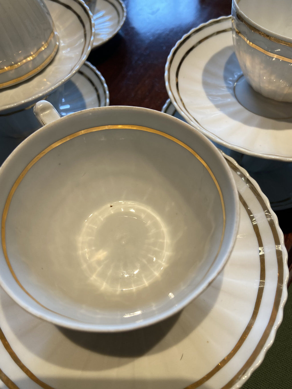 Juego de té en porcelana "Saint Claire"