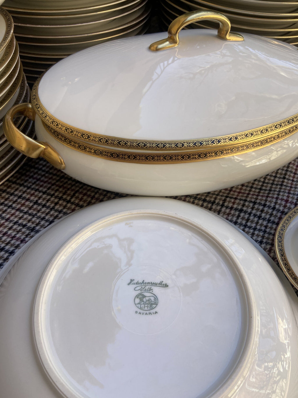 Vajilla en porcelana alemana "Hutschenreuther" Bavaria.