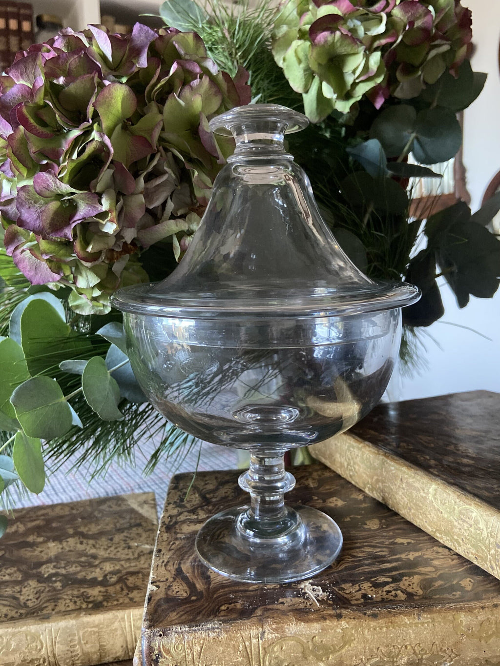 Bombonera de cristal