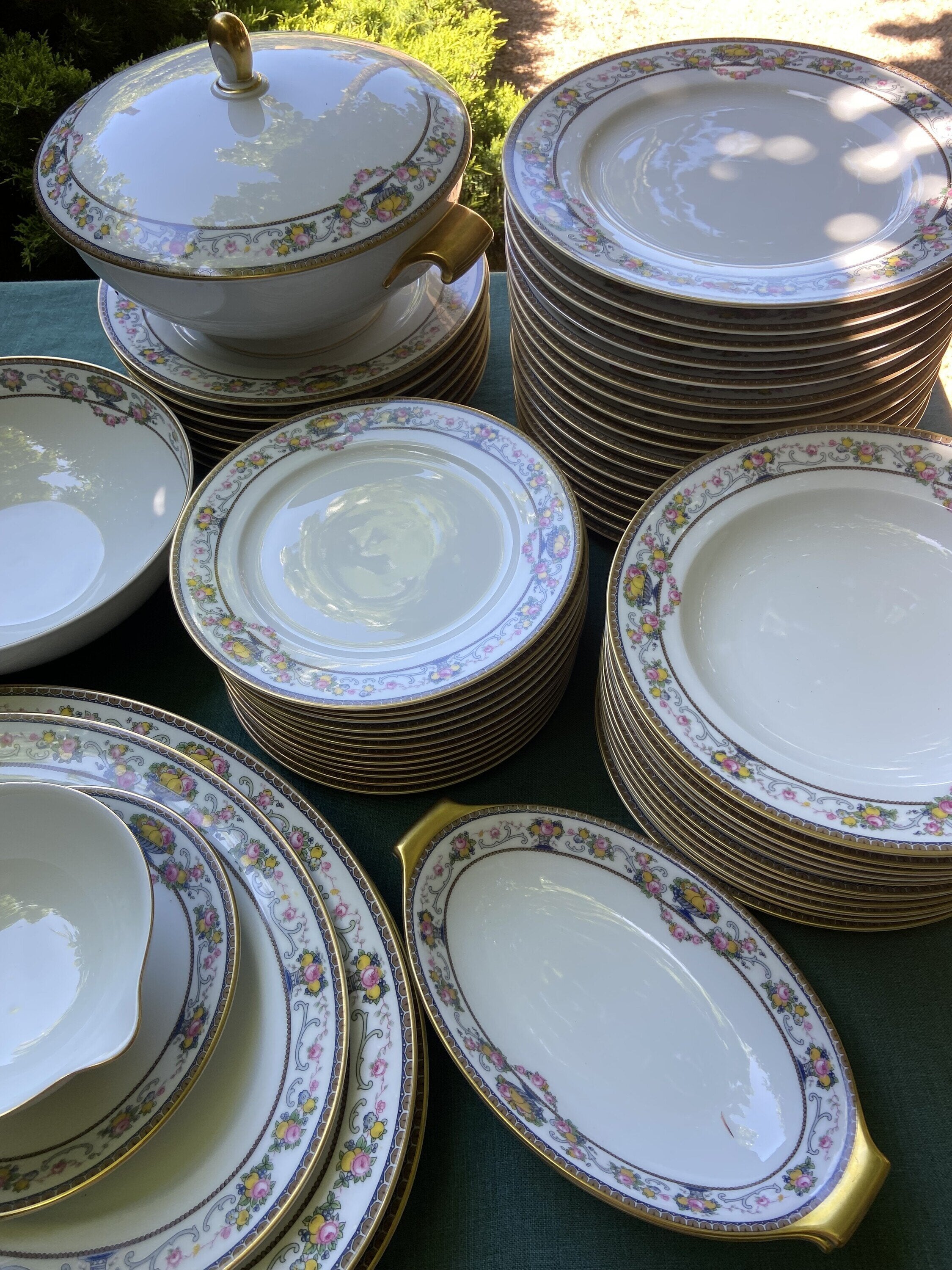 Vajilla en porcelana alemana "Rosenthal".