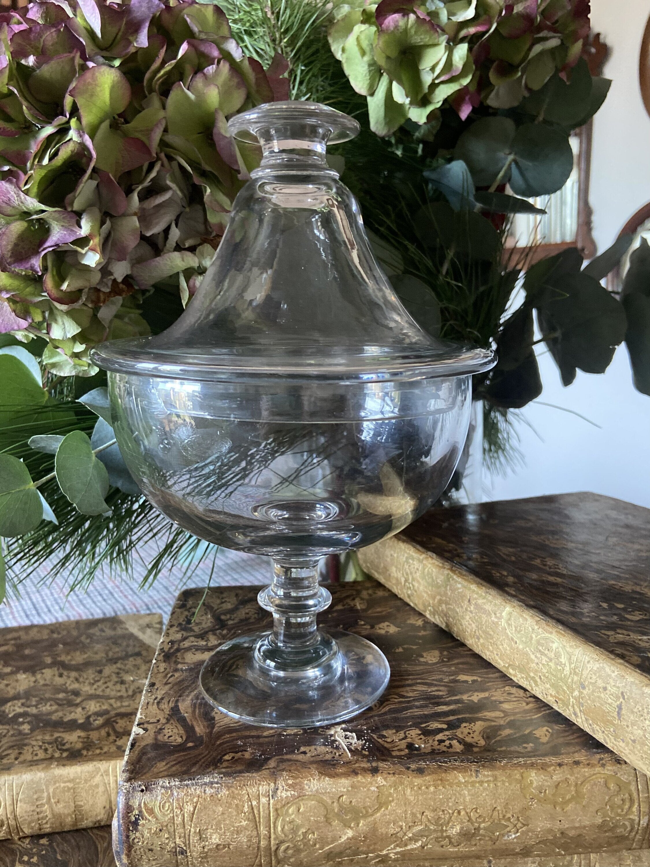 Bombonera de cristal