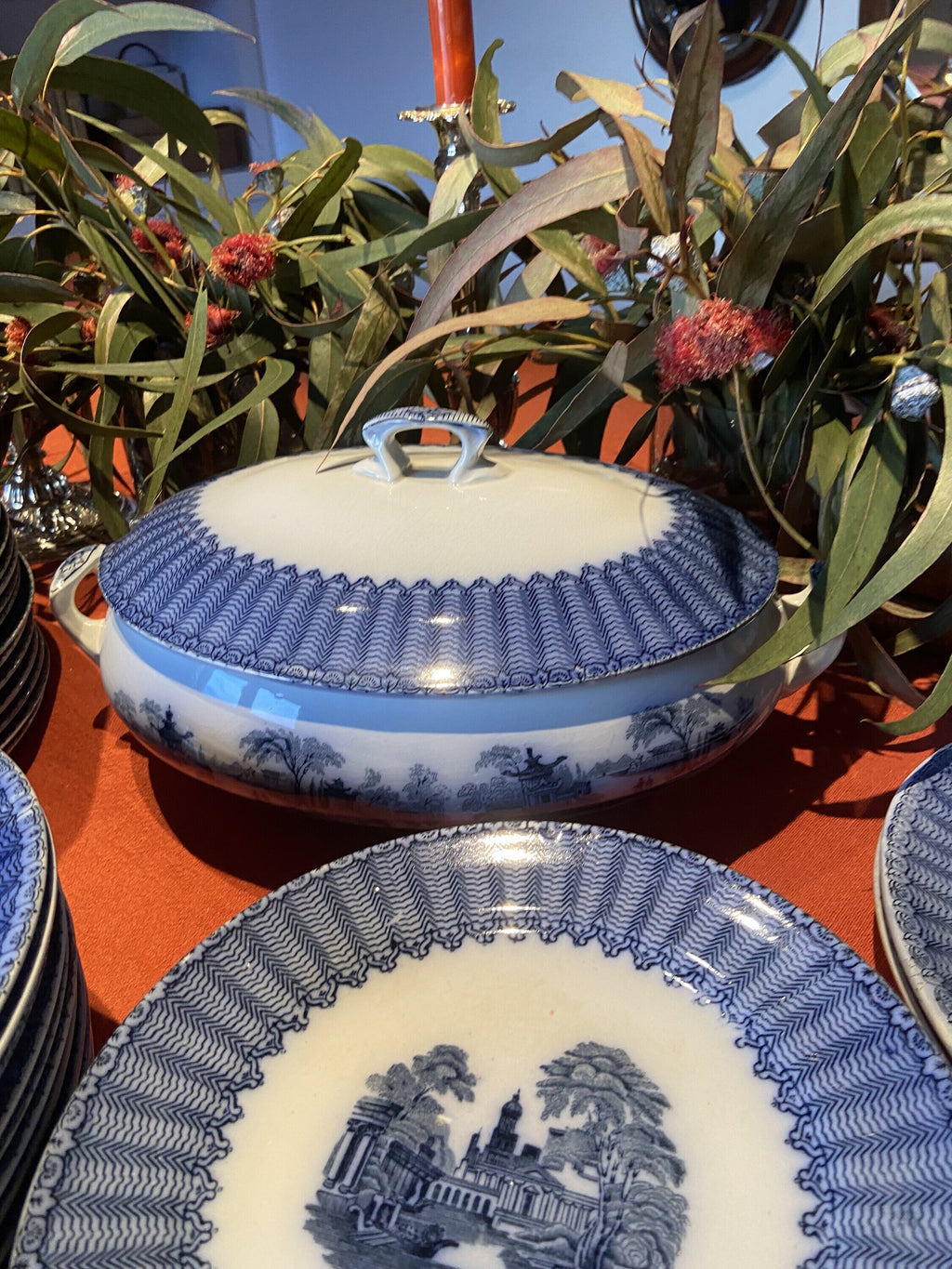 Vajilla en loza inglesa, Pandora "Soho Pottery" Ltd. Cobridge.