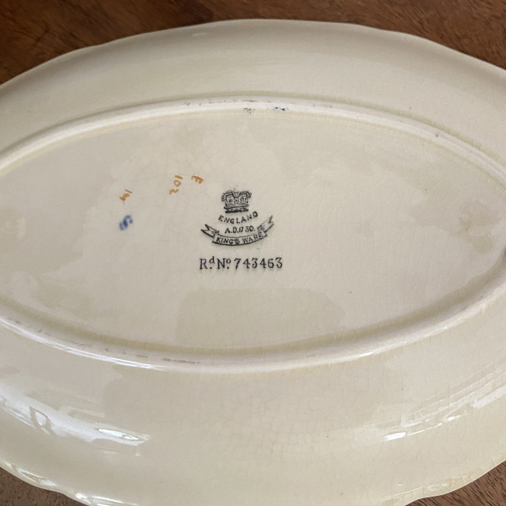 Rabanera en loza inglesa "Coalport" Kins Ware.