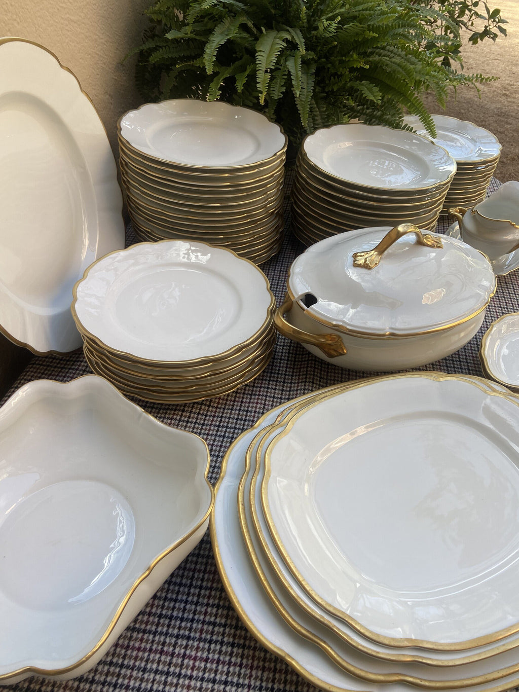 Vajilla en porcelana "Bidasoa"