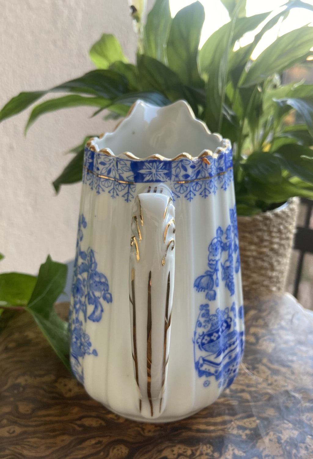 Jarra en porcelana "Saint Claire" mod.China blau