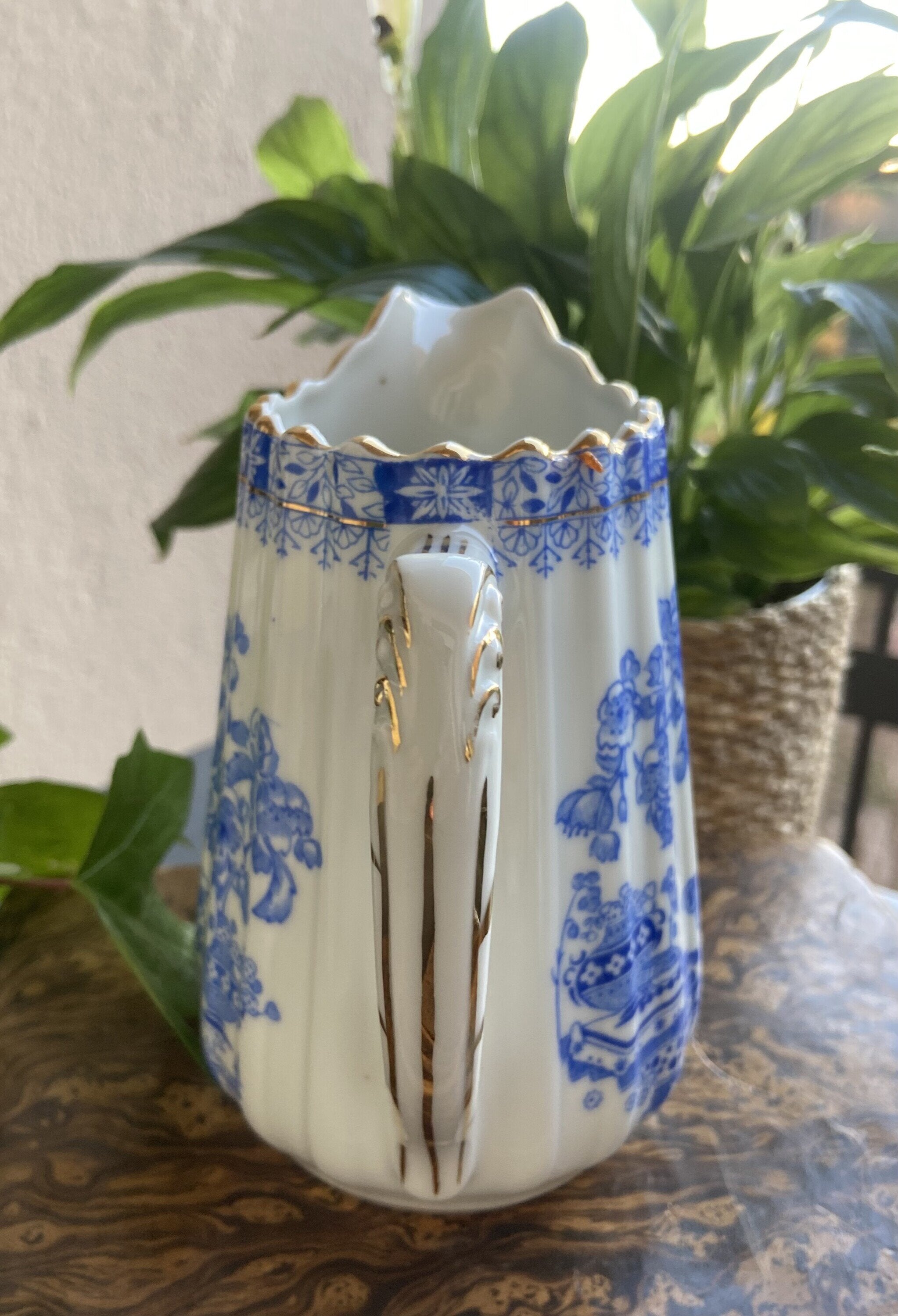 Jarra en porcelana "Saint Claire" mod.China blau