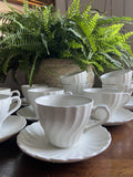 10 tazas de té/desayuno en loza inglesa "Churchill"