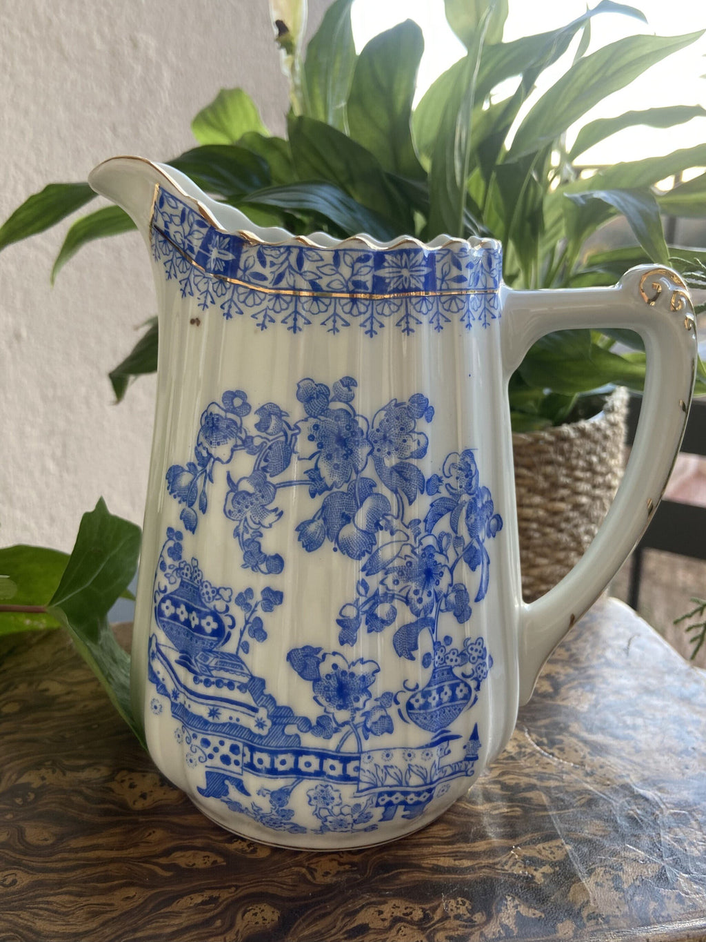 Jarra en porcelana "Saint Claire" mod.China blau