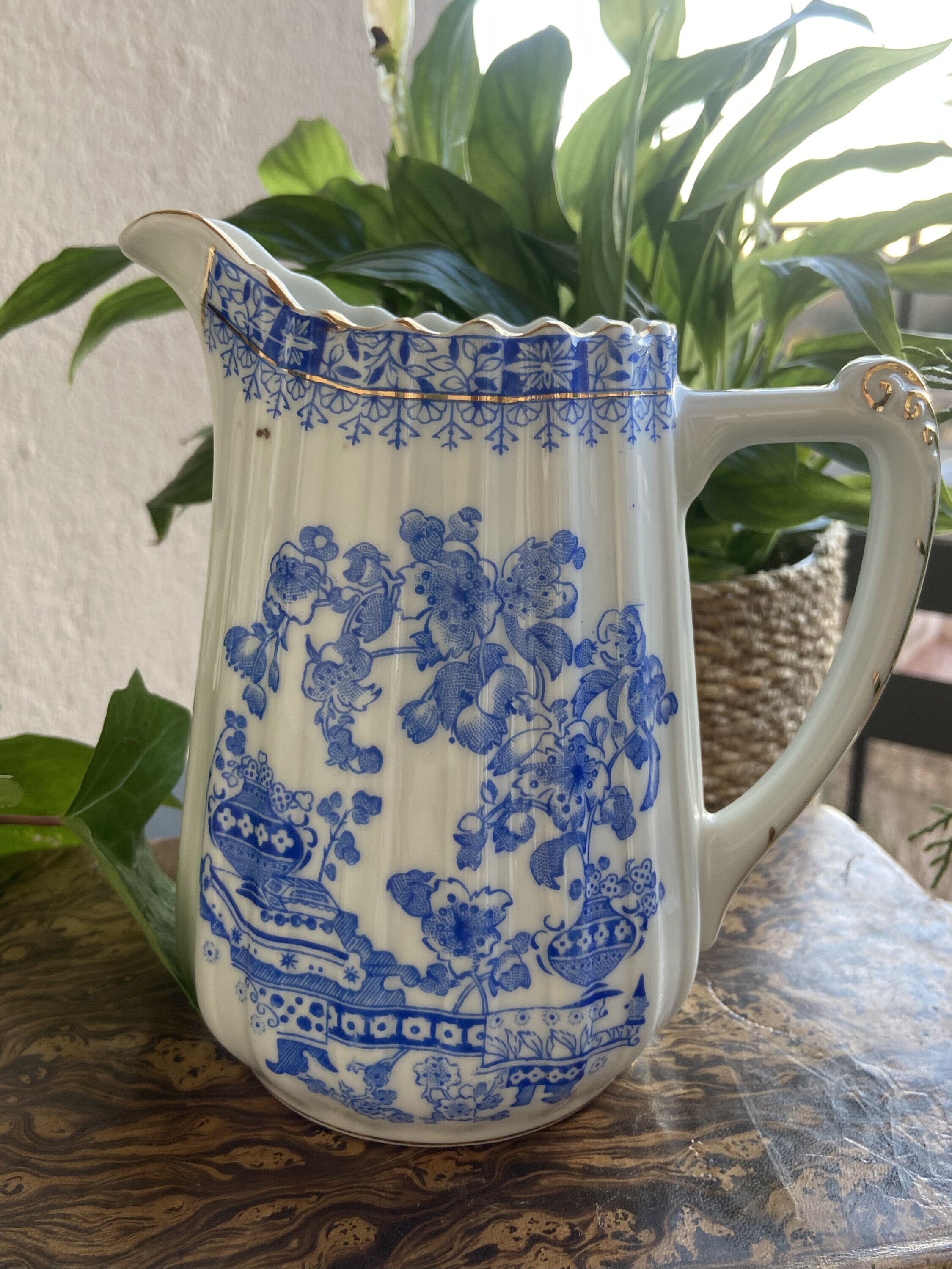 Jarra en porcelana "Saint Claire" mod.China blau