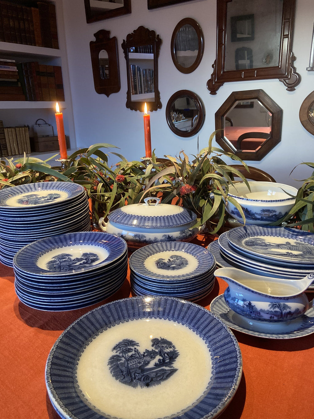 Vajilla en loza inglesa, Pandora "Soho Pottery" Ltd. Cobridge.