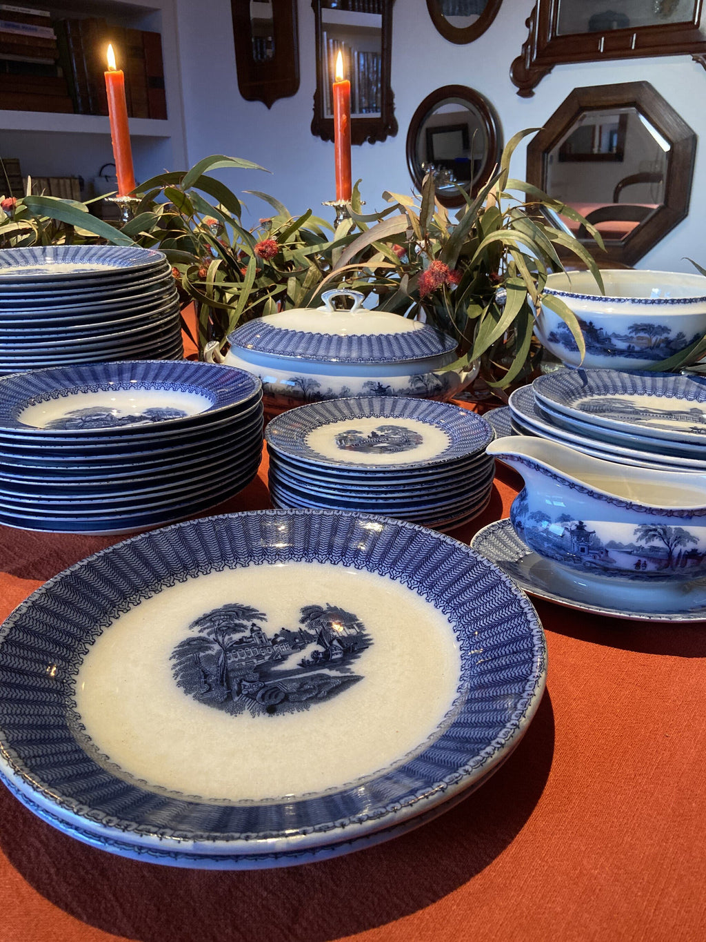 Vajilla en loza inglesa, Pandora "Soho Pottery" Ltd. Cobridge.