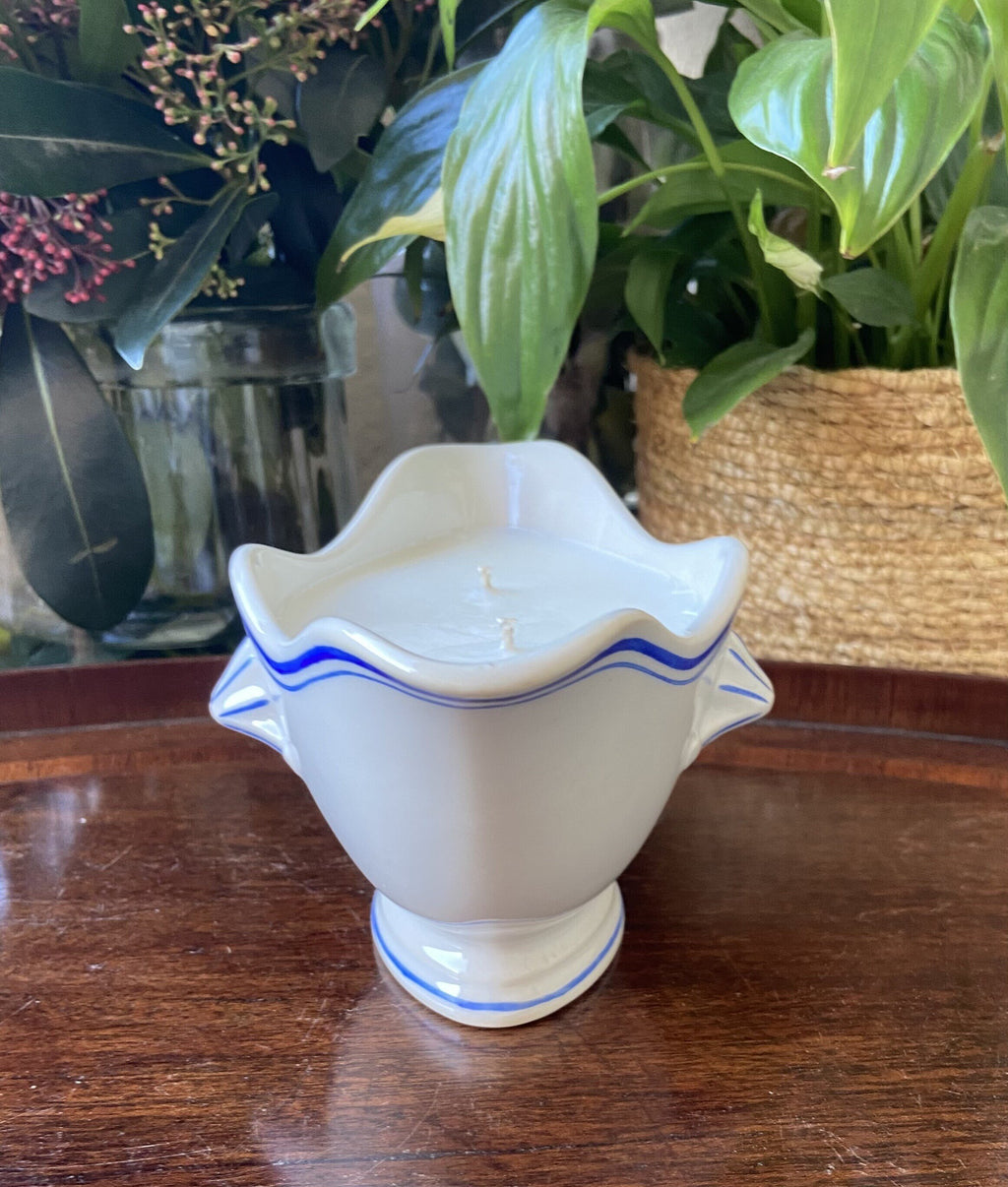 Salsera vela en porcelana