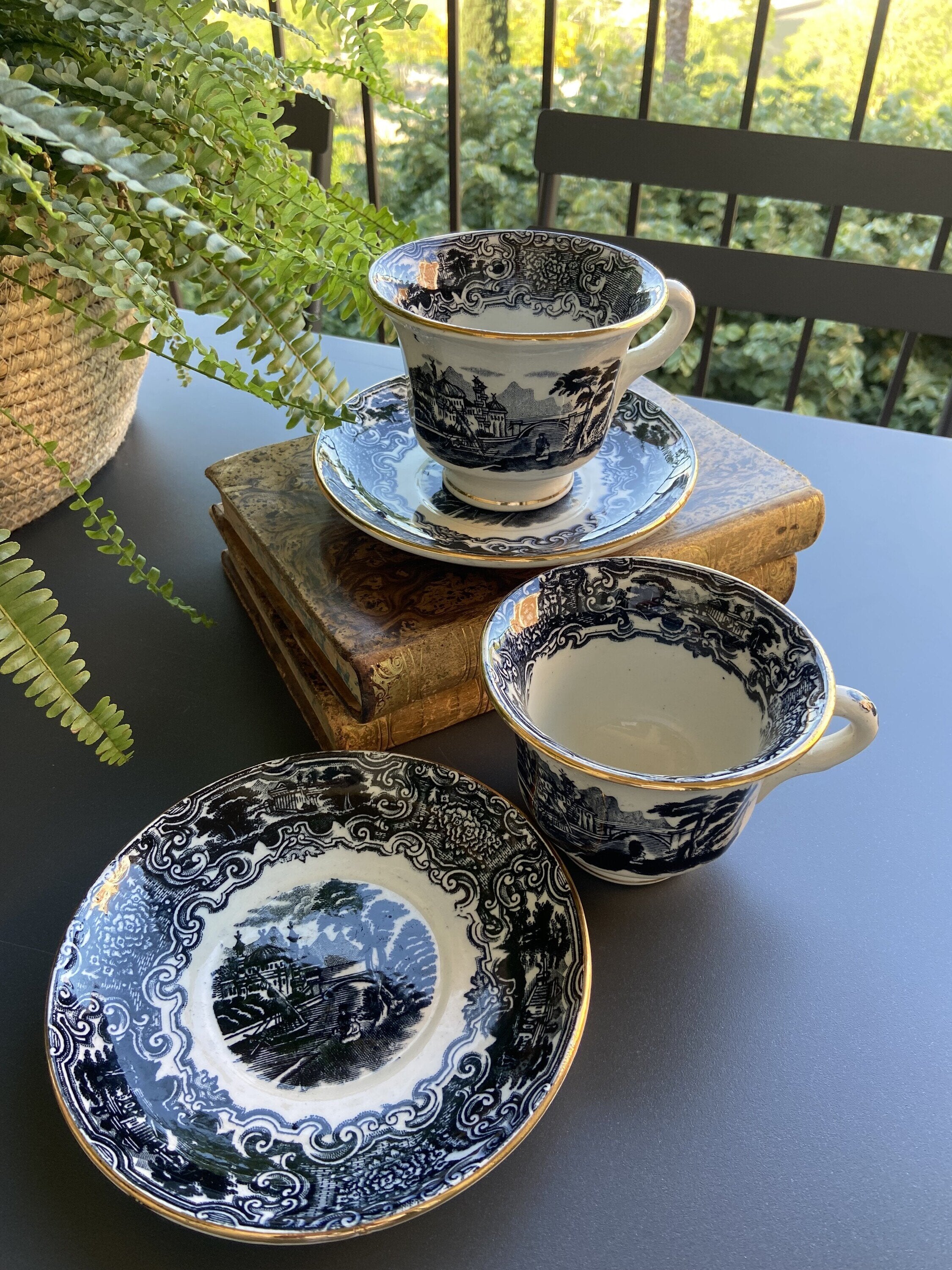2 tazas desayuno "Pickman S.A. Sevilla/Cartuja"