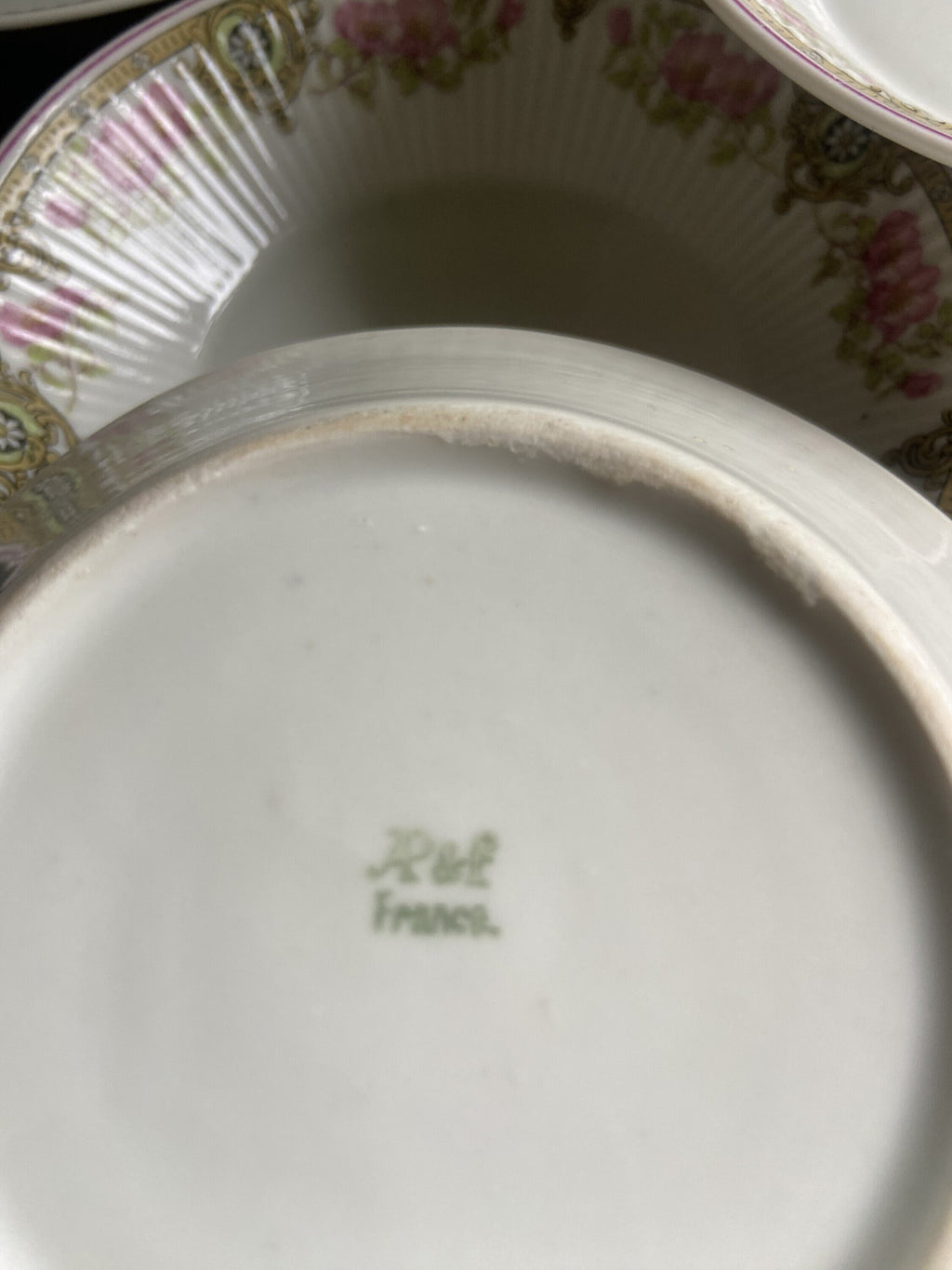 11 platos pan en porcelana francesa