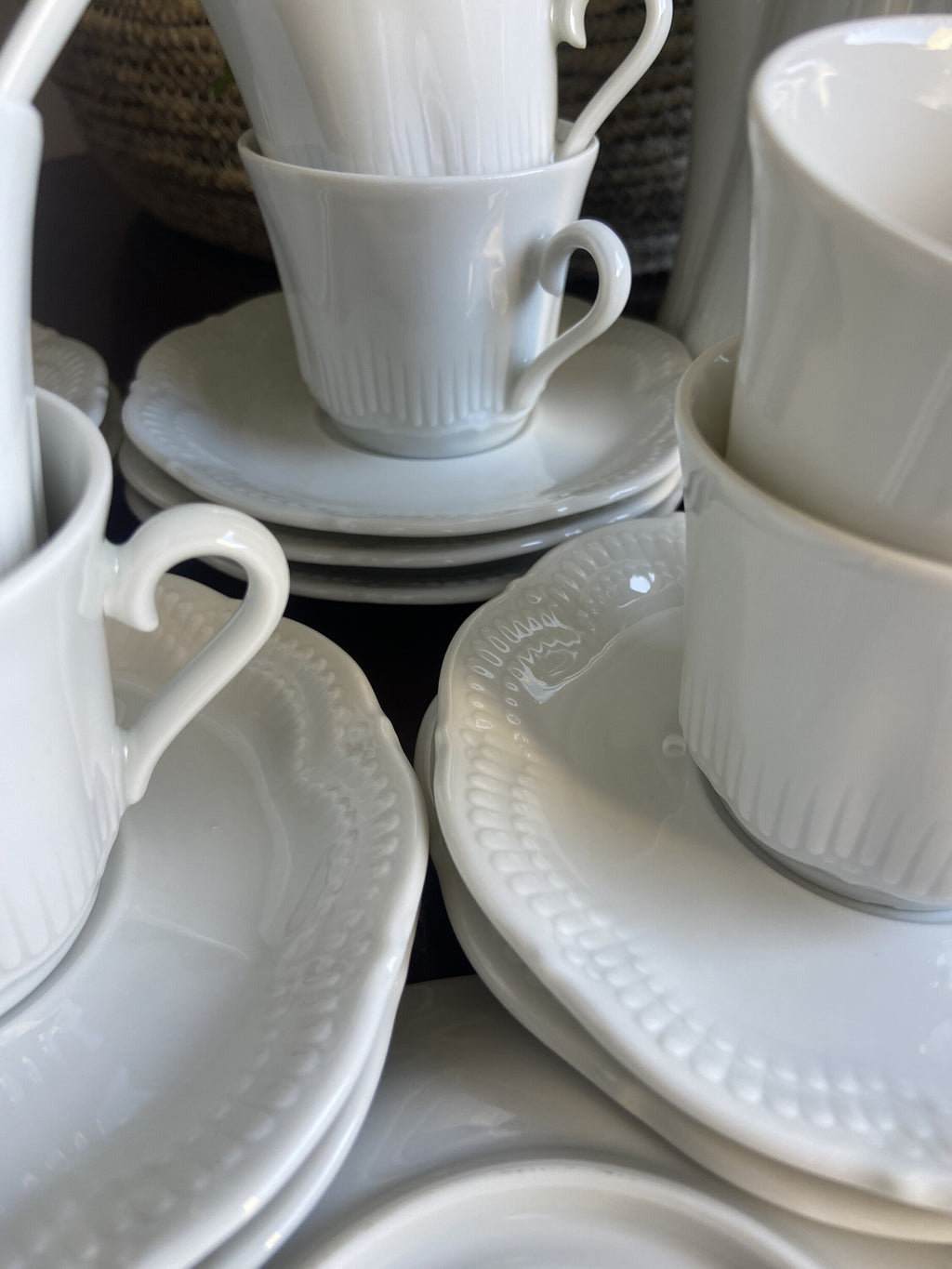 Juego de café en porcelana alemana "Schirnding" Bavaria.