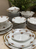 -Vajilla en fina porcelana francesa de Limoges "Raynaud & Cº"