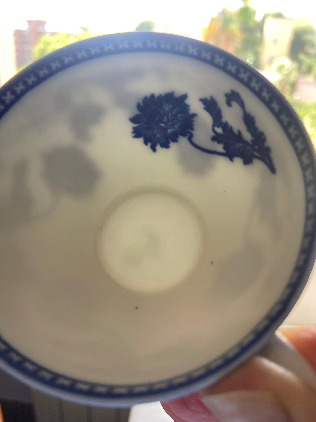 6 tazas de café en porcelana inglesa "Aynsley".