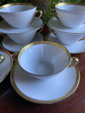 6 tazas de consomé en porcelana "Bidasoa"