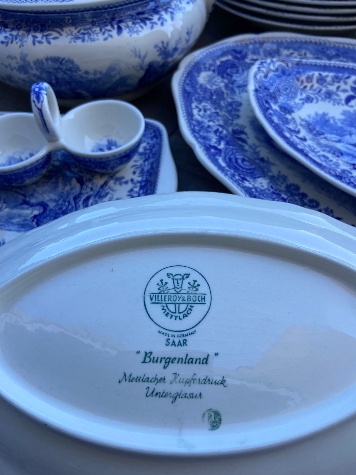 Vajilla en loza alemana "Villeroy & Boch" (mod. Burgenland)