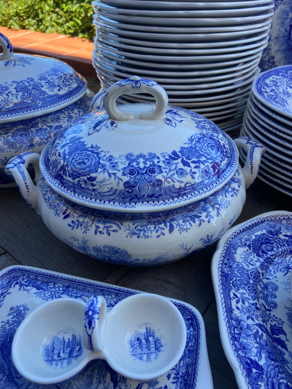 Vajilla en loza alemana "Villeroy & Boch" (mod. Burgenland)