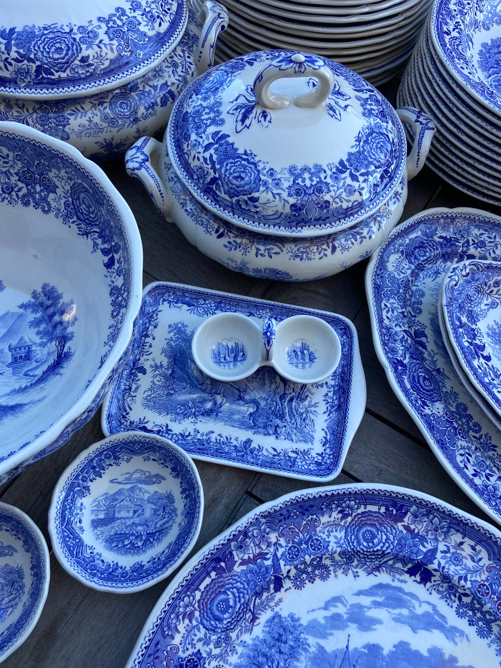 Vajilla en loza alemana "Villeroy & Boch" (mod. Burgenland)