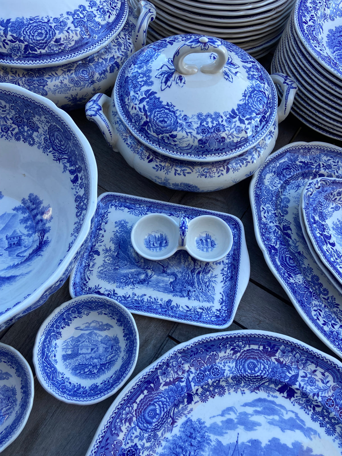 Vajilla en loza alemana "Villeroy & Boch" (mod. Burgenland)