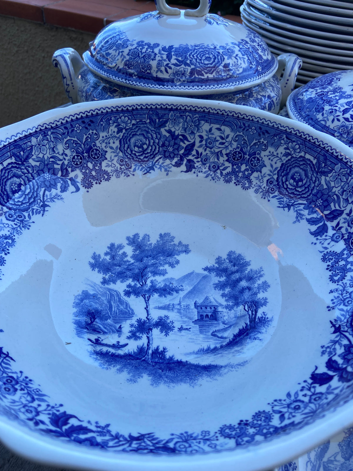 Vajilla en loza alemana "Villeroy & Boch" (mod. Burgenland)