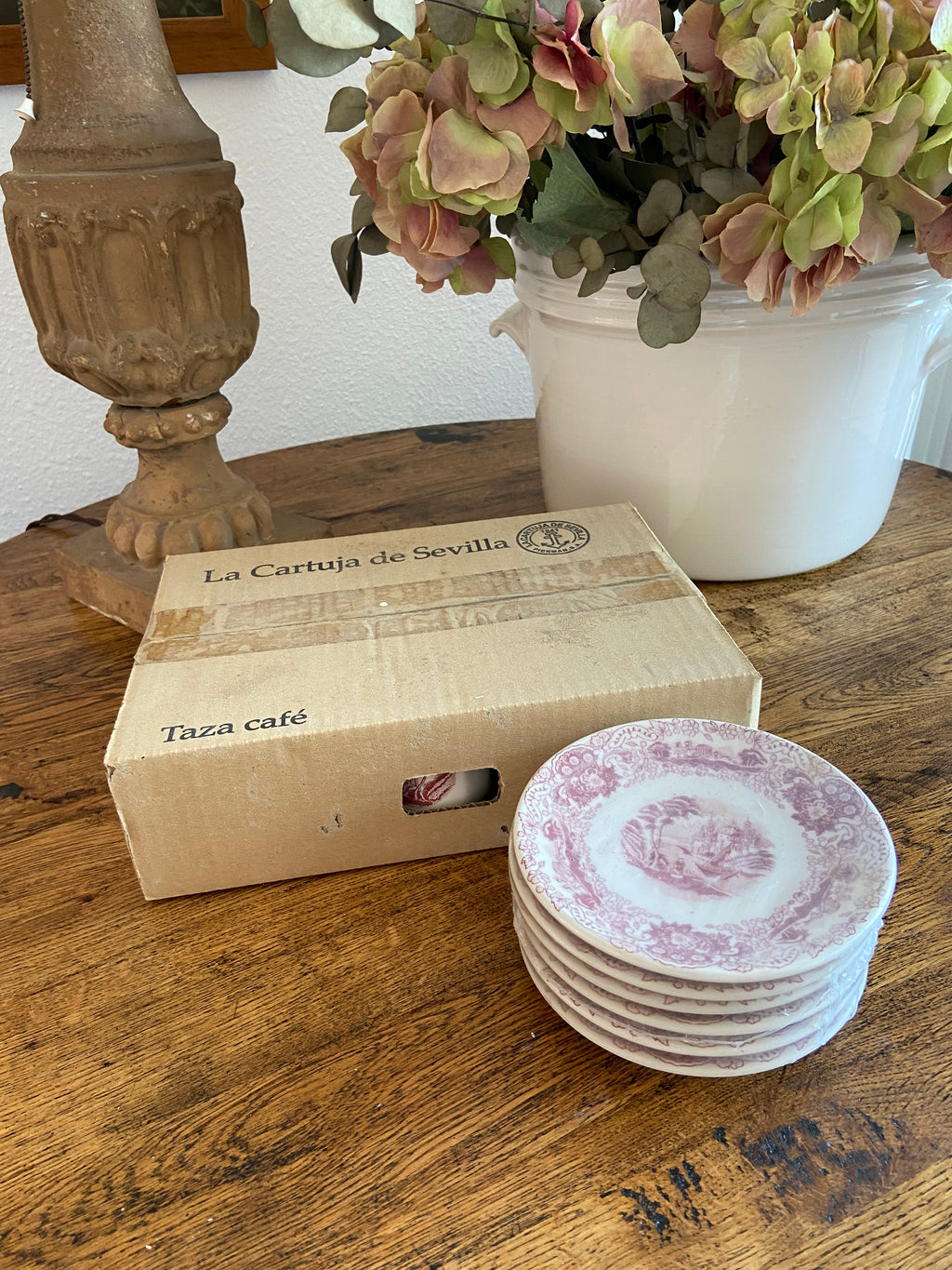 6 tazas de café "La Cartuja de Sevilla" Pickman S.A.