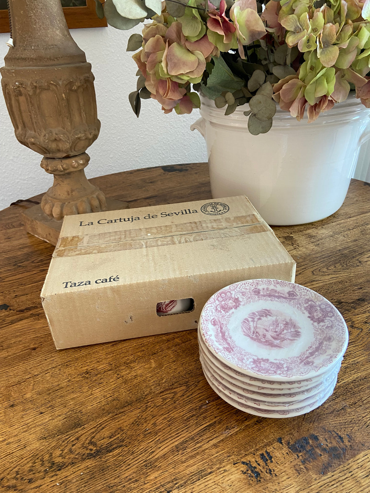 6 tazas de café "La Cartuja de Sevilla" Pickman S.A.