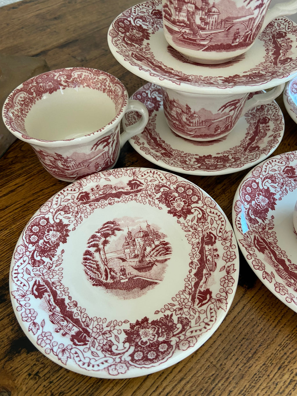 6 tazas de café "La Cartuja de Sevilla" Pickman S.A.