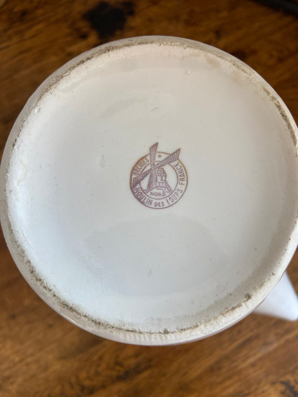 Tetera en porcelana francesa "Moulin de Loups"(mod.Potager)