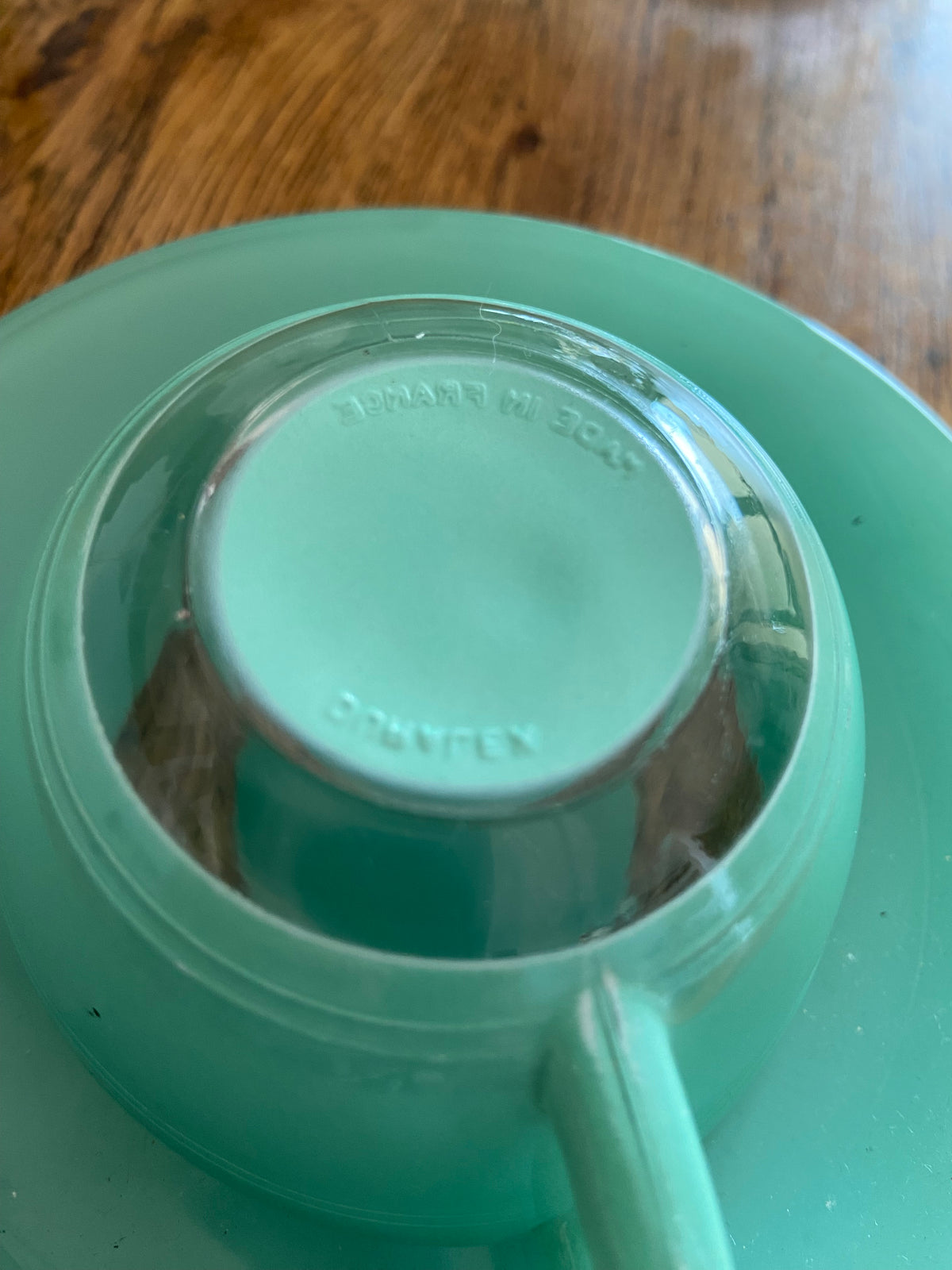 6 tazas café de colores en vidrio francés  "Duralex"