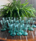 22 vasos  en vidrio Mallorquín "Gordiola"