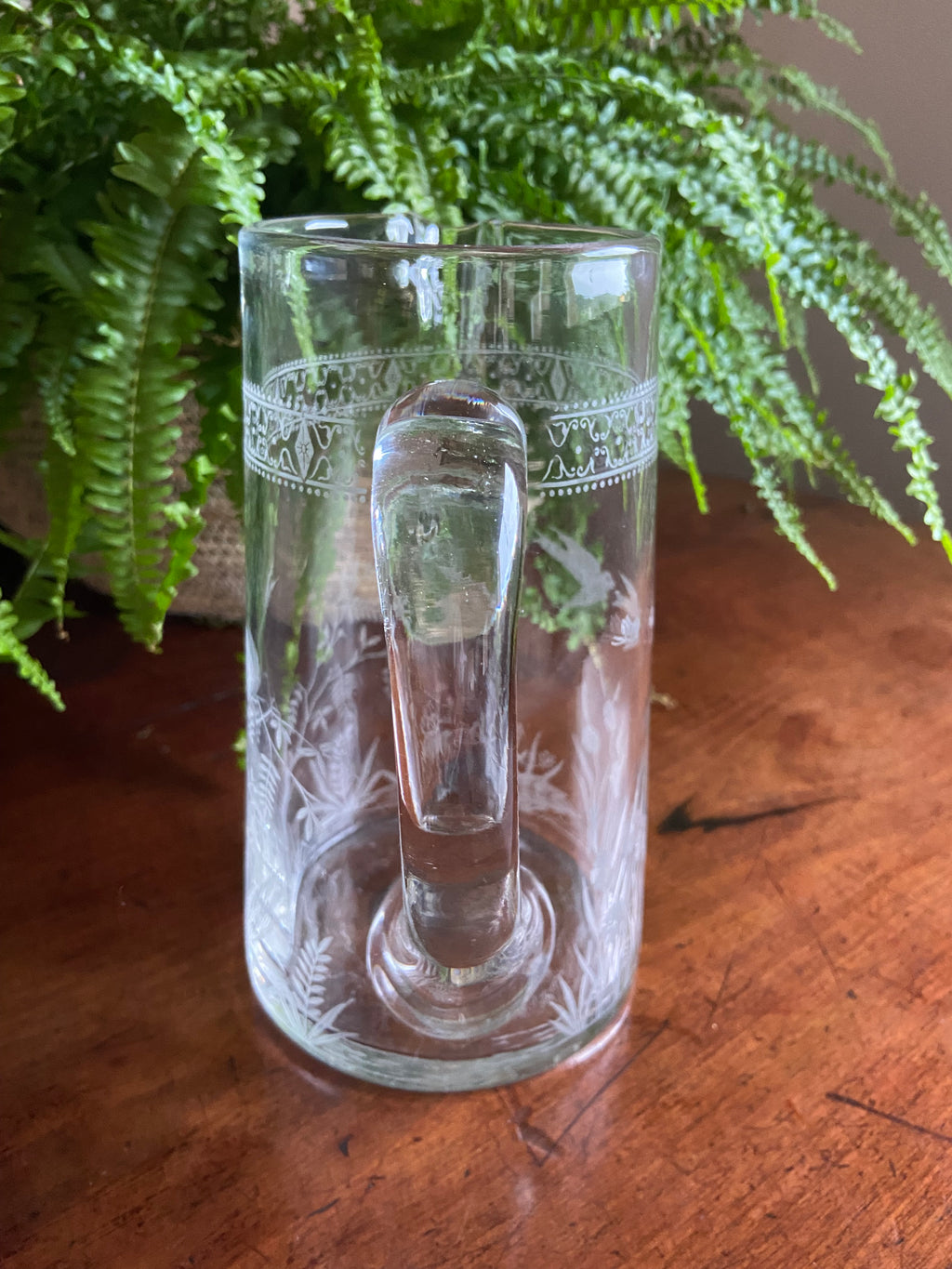 Jarras en cristal seigrafiado