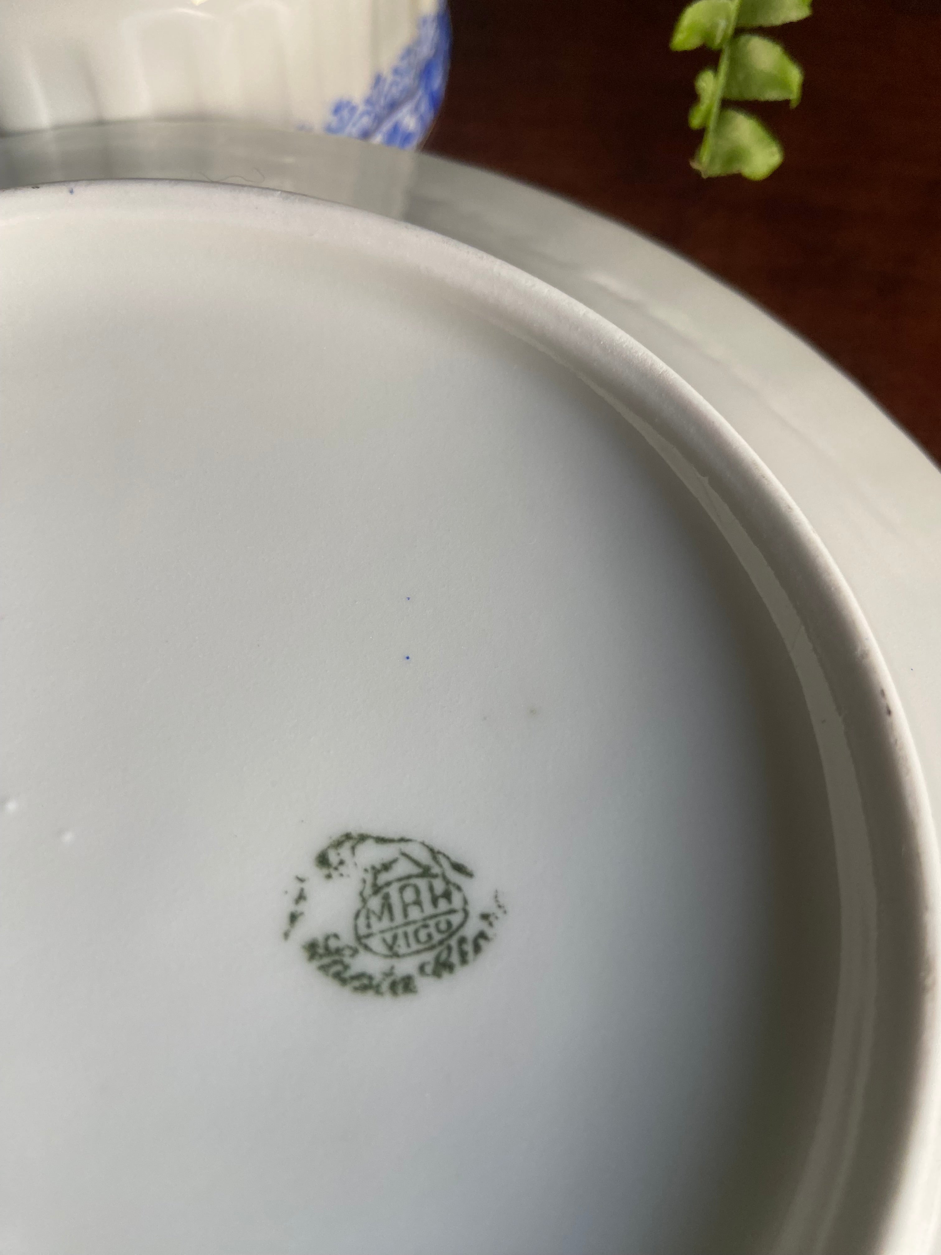 Mantequillera en porcelana "Santa Clara"