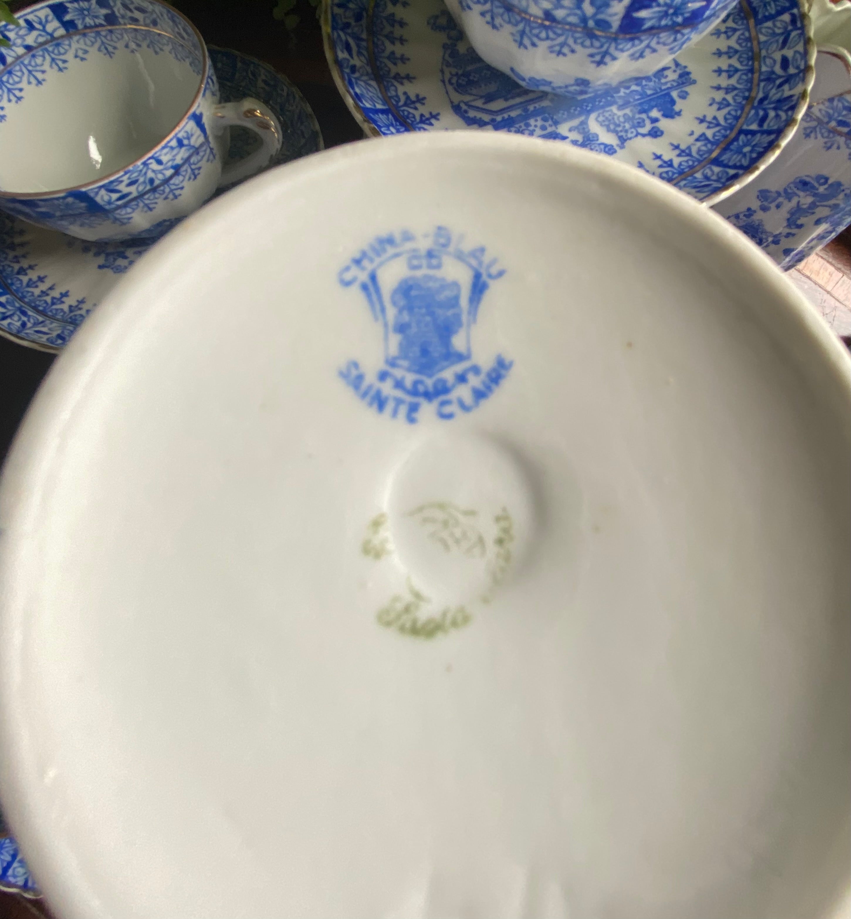 Juego de café en porcelana "Santa Clara"