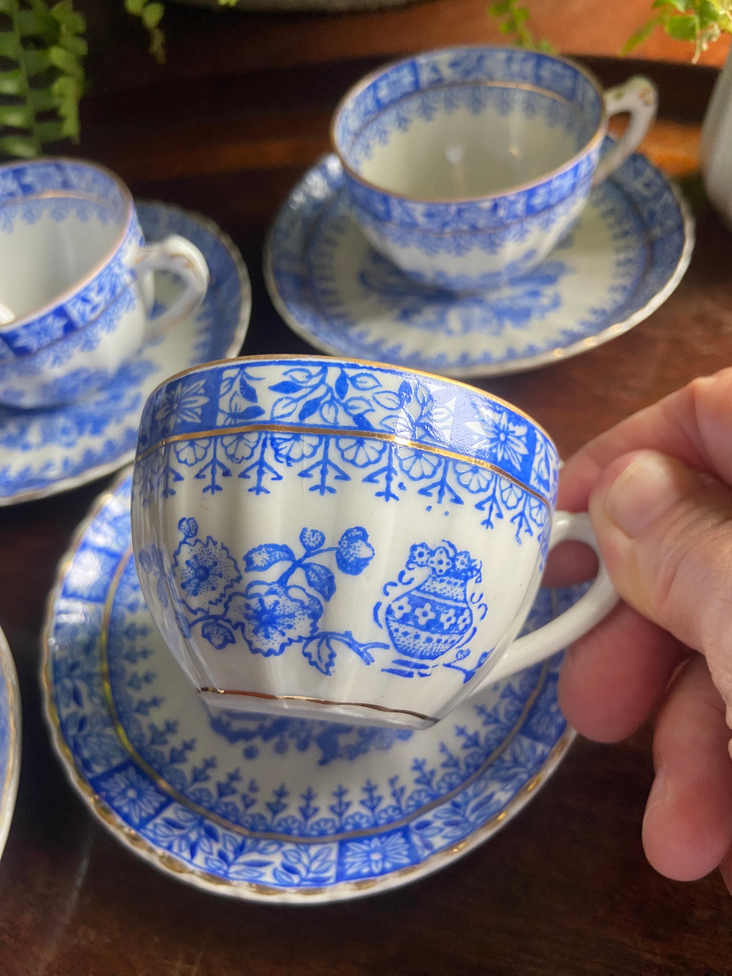 Juego de café en porcelana "Santa Clara"