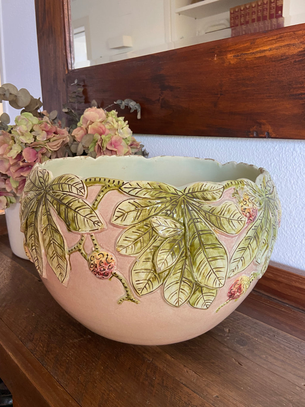 Maceteros grande en cerámica "Art Nouveau" Modernista