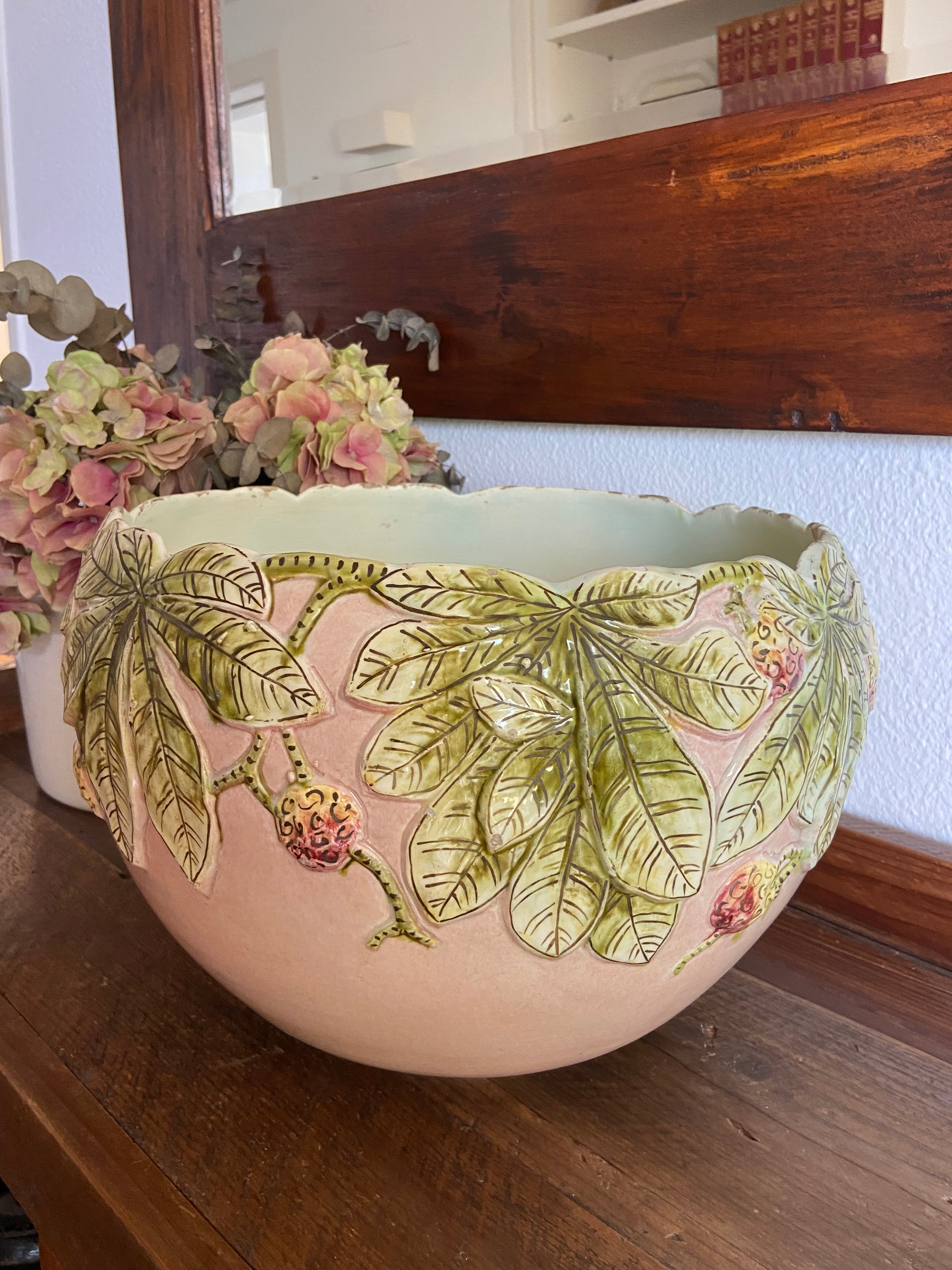 Maceteros grande en cerámica "Art Nouveau" Modernista