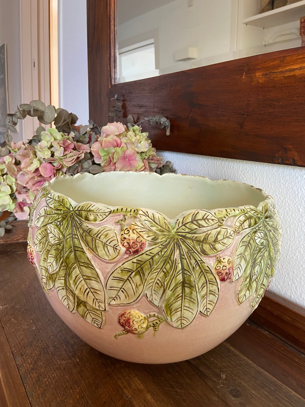 Maceteros grande en cerámica "Art Nouveau" Modernista